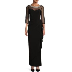 Alex Evenings Emblished Maxi Dress